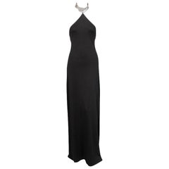 Rudi Gernreich & Chris den Blaker Collaboration Black Dress with Aluminum Collar