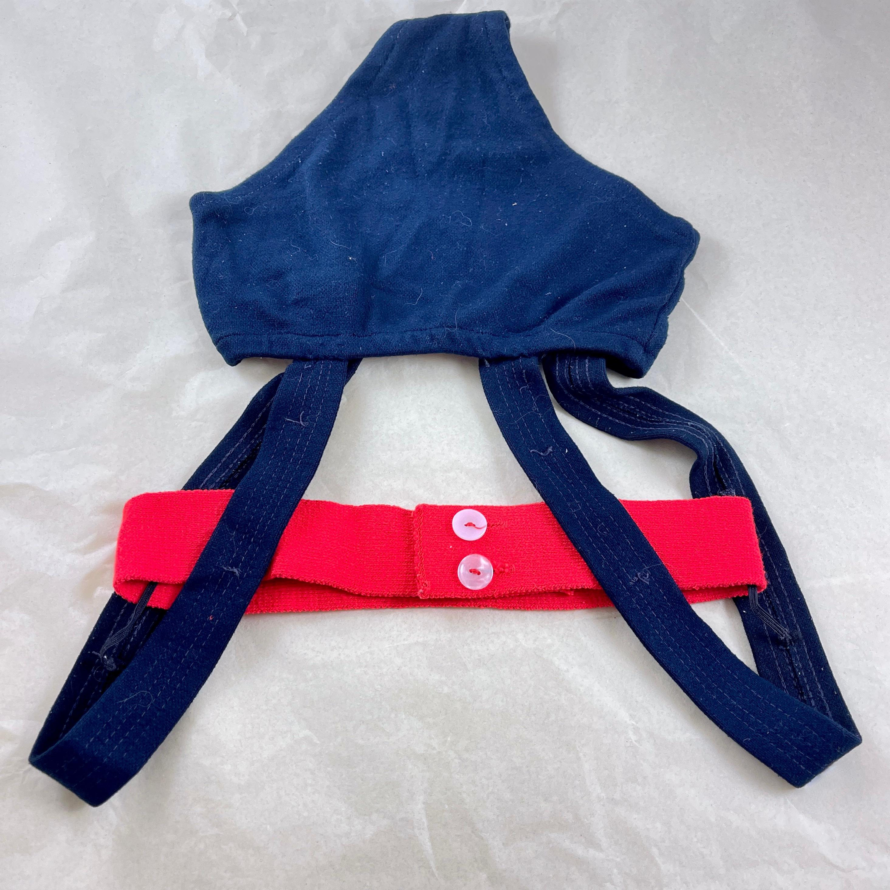 Machine-Made Rudi Gernreich Girls Knit Monokini Bandeau Top Bathing Suit, circa 1964 For Sale