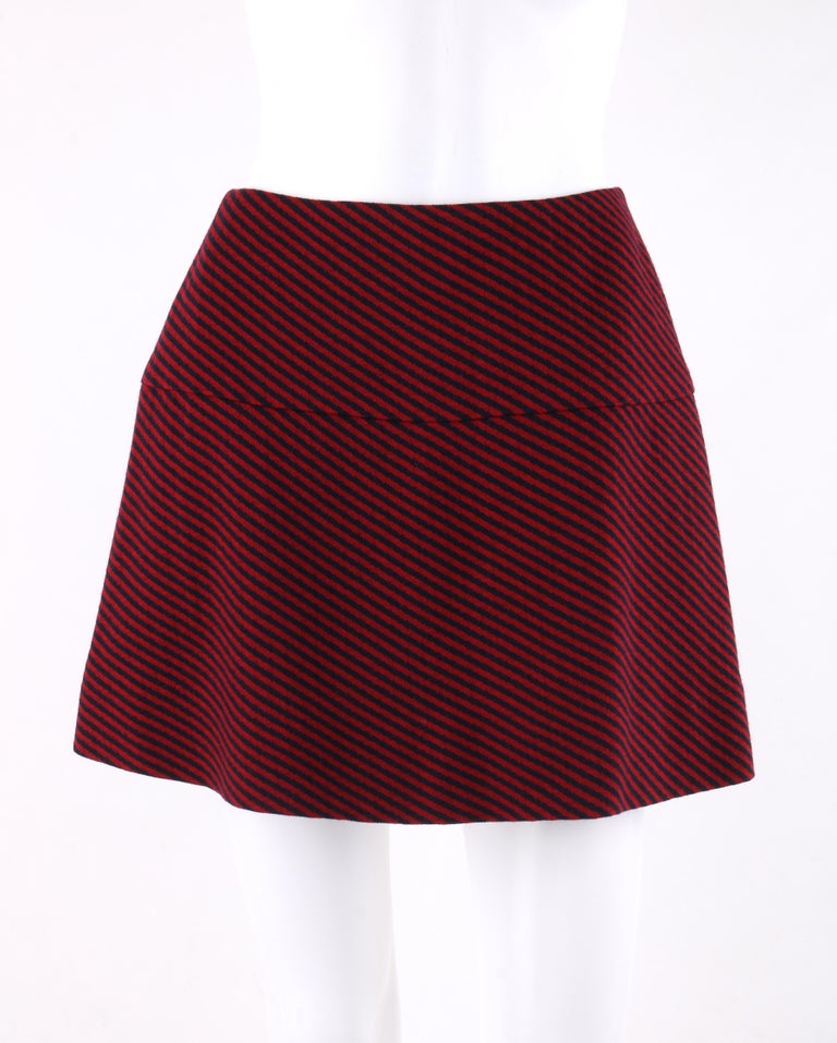 RUDI GERNREICH Harmon Knitwear c.1960's 2pc Raised Knit Stripe Sweater ...