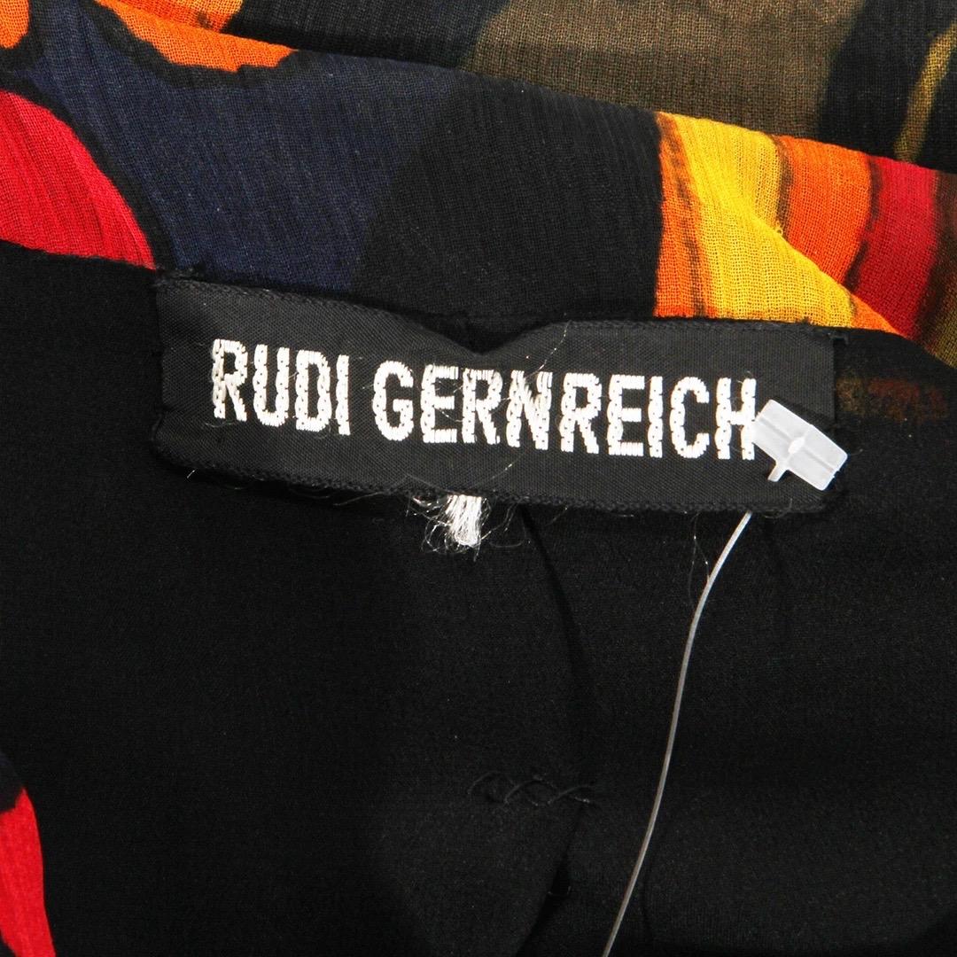 Black Rudi Gernreich Jacket and Top Set (Circa 1960’s)