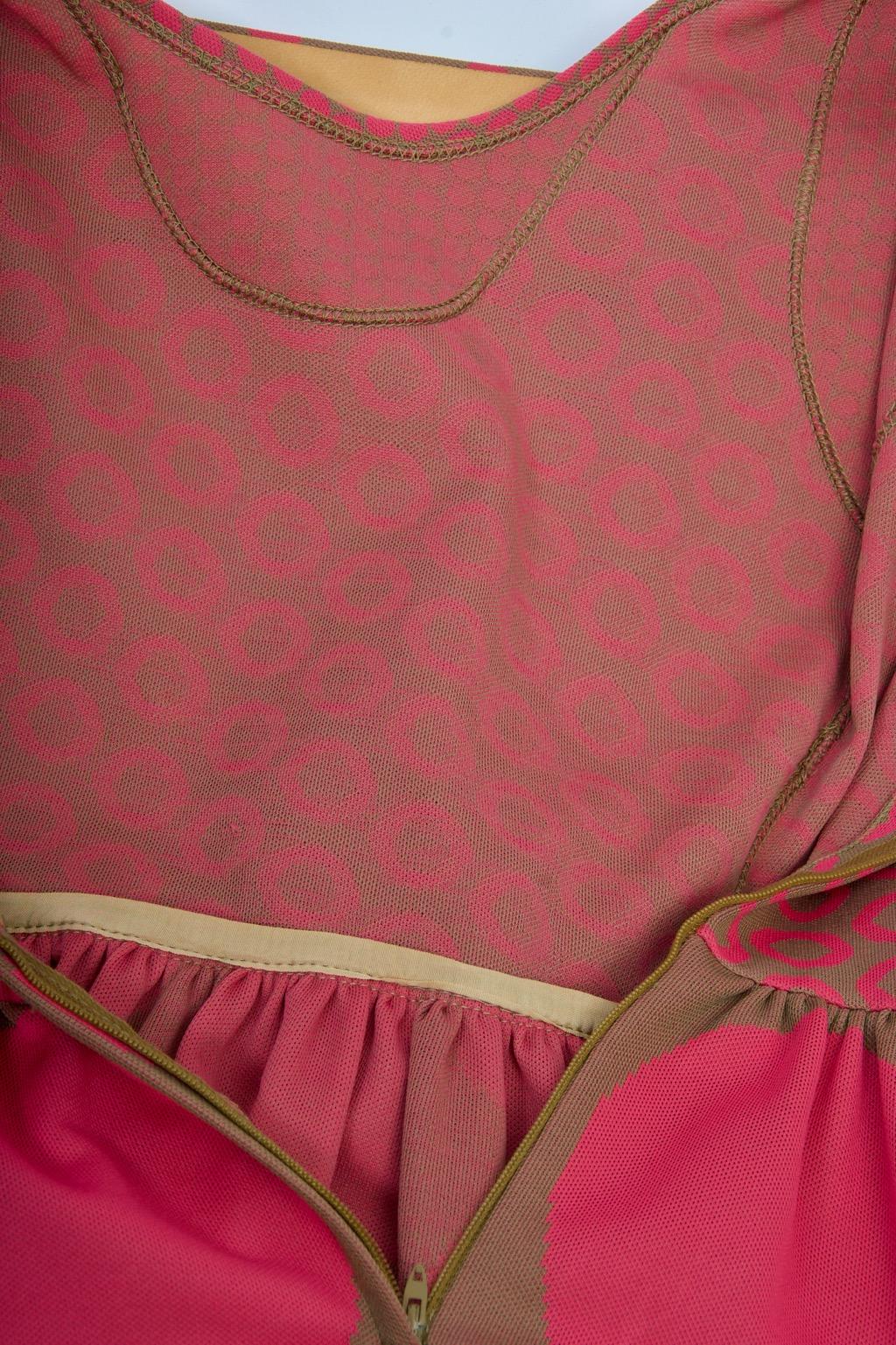 Rudi Gernreich Pink/Olive Knit Dress 3