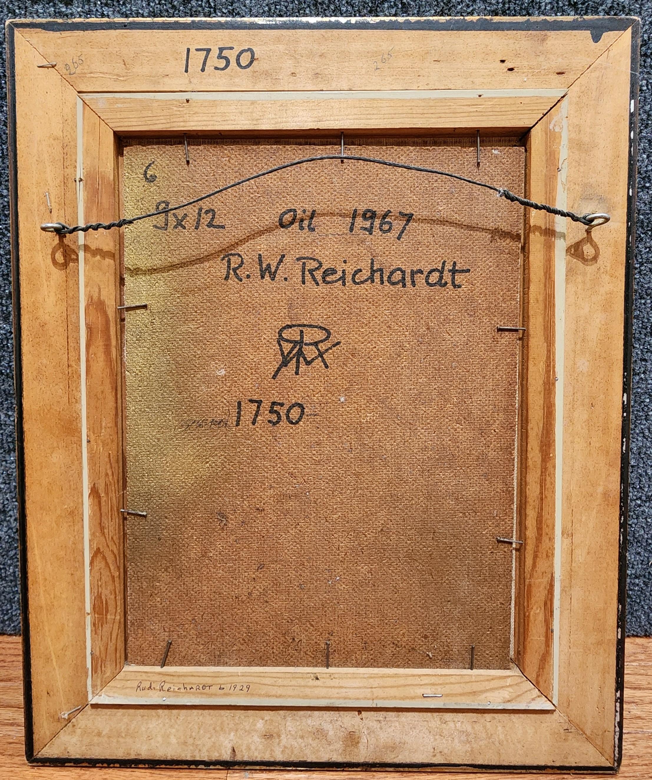 Rudi Reichardt (tedesco-canadese, 1929)

Firmato: R. Reichardt (in basso a sinistra)

