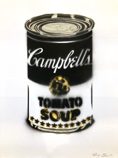 "Campbell's Tomato Soup" After Andy Warhol Tomato Soup Stencil on Archival Paper