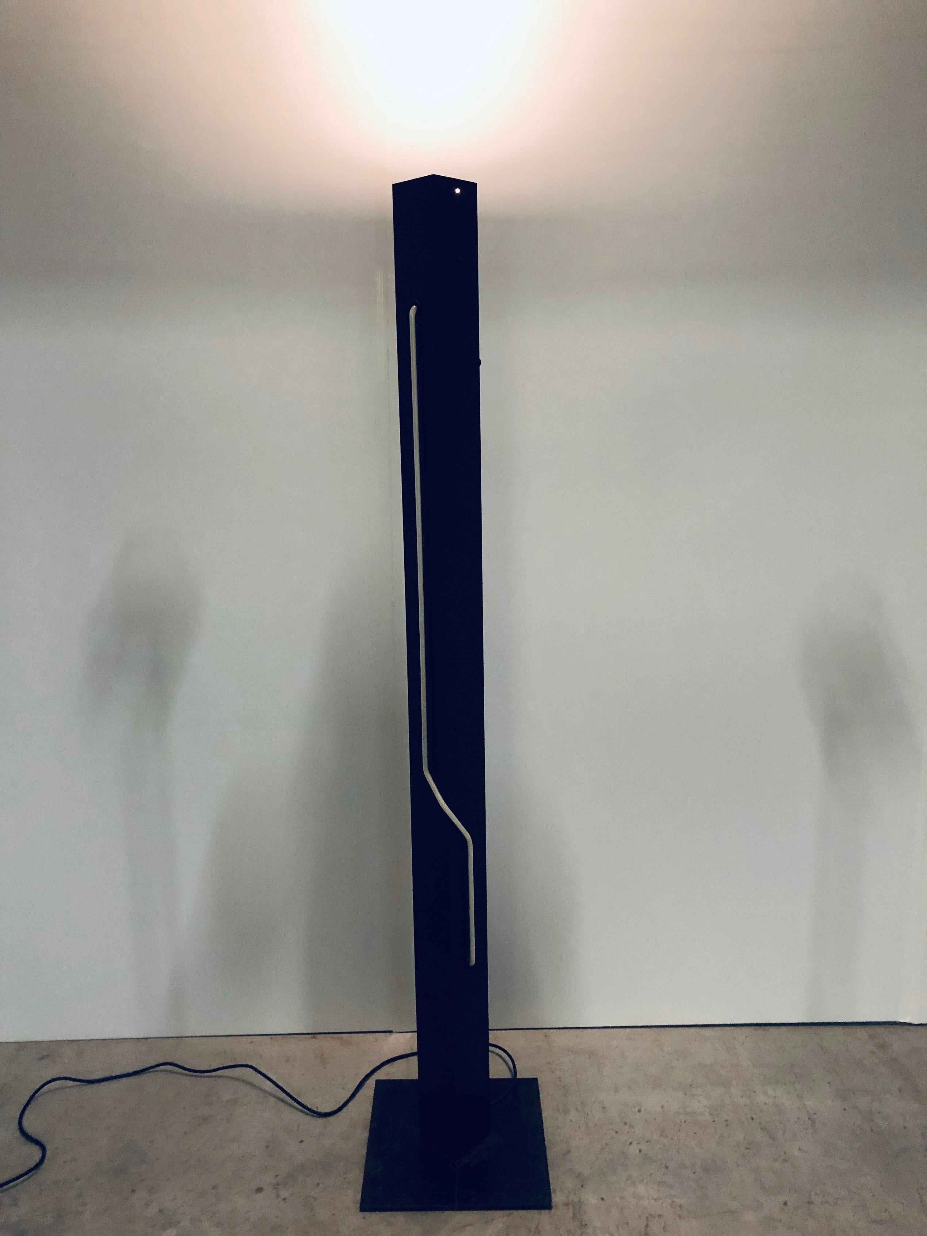 Rudi Stern Postmodern Neon Floor Lamp for George Kovacs, 1980s 1