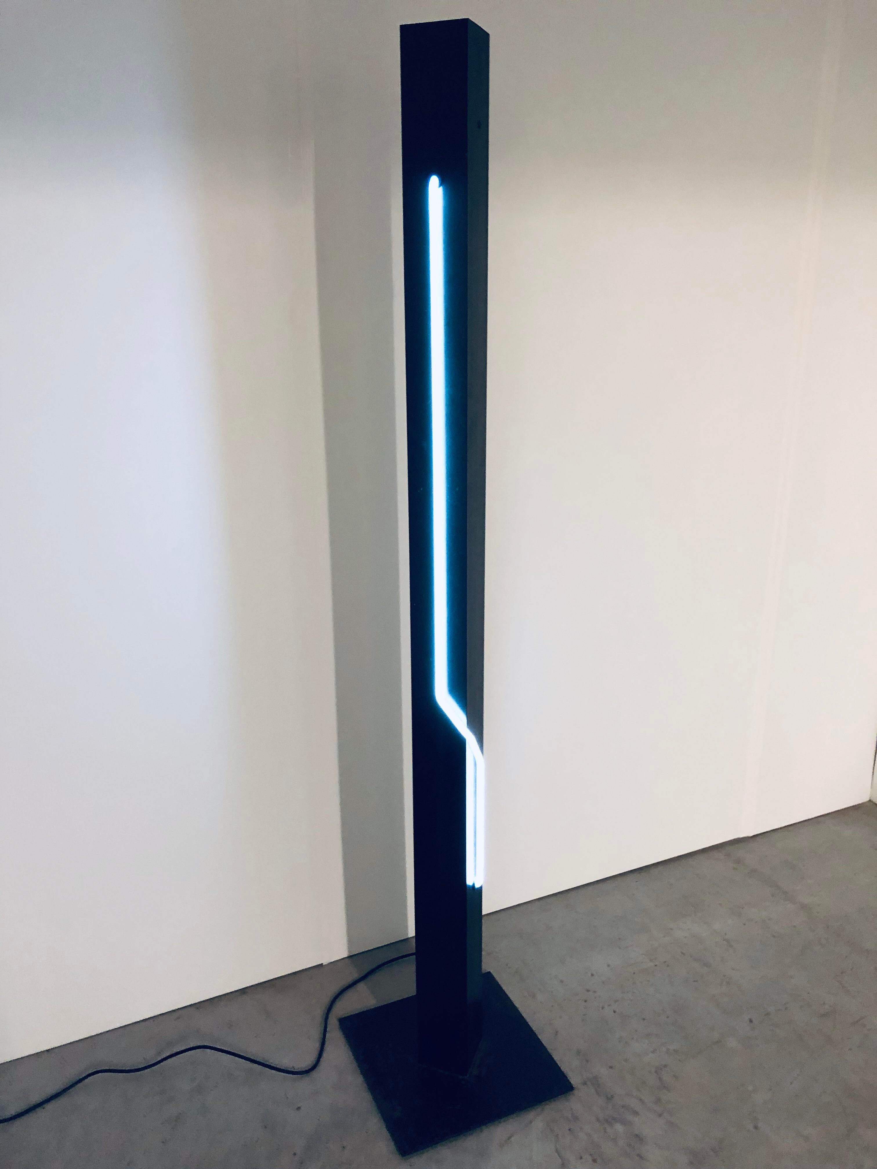 Rudi Stern Postmodern Neon Floor Lamp for George Kovacs, 1980s 3