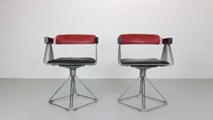 Rudi Verelst Set of 2 Original "Delta" Wire Armchairs, 1971