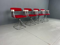 Rudi Verelst Juego de 4 originales sillones de alambre "Delta", 1971