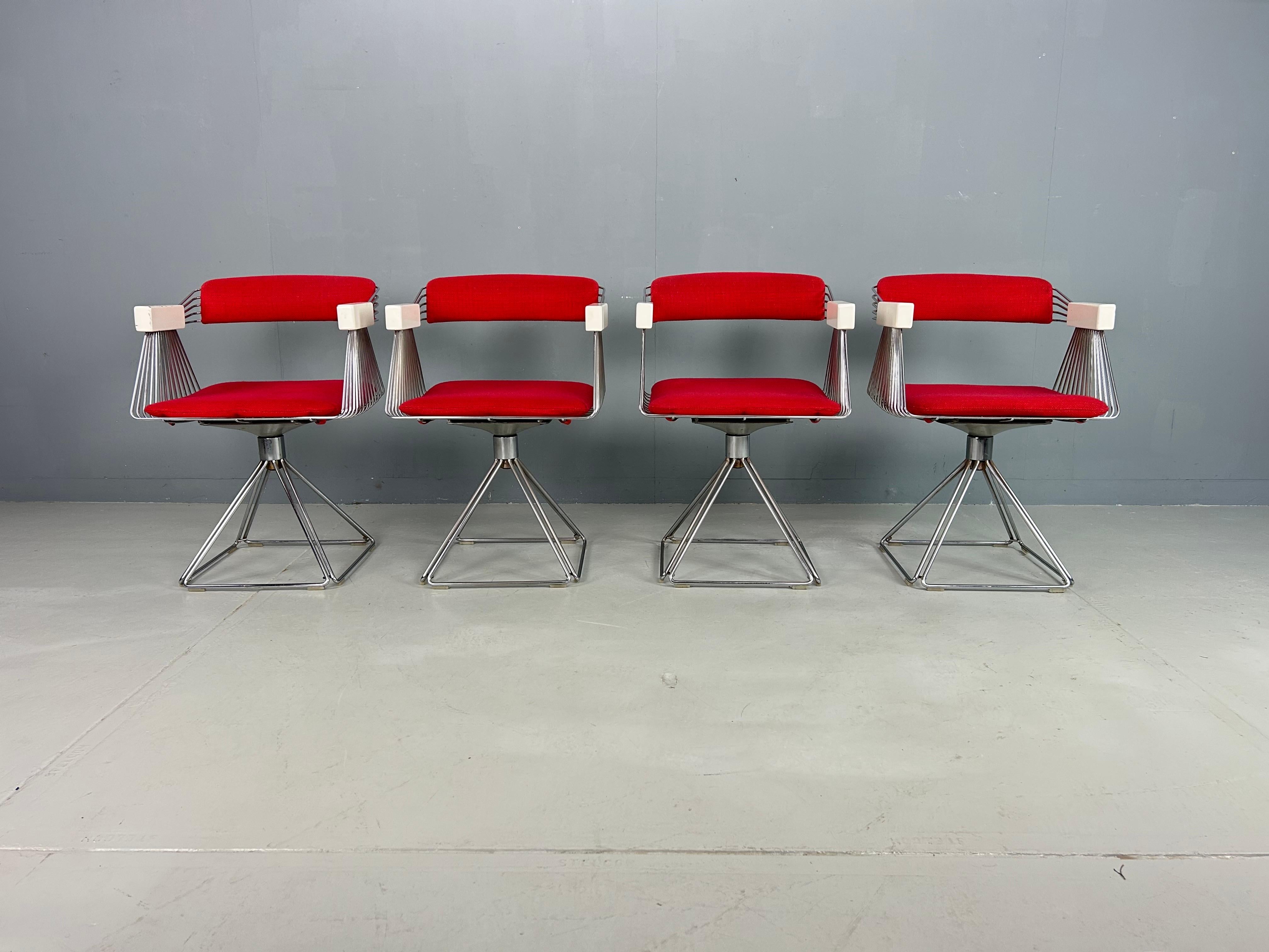 Mid-Century Modern Rudi Verelst Set of 4 Original 