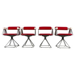 Rudi Verelst Set of 4 Original "Delta" Wire Armchairs, 1971