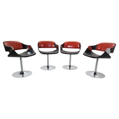 Vintage Rudi Verelst Set Of 4 "Radiant" Dinning Room Chairs for Novalux, 1970