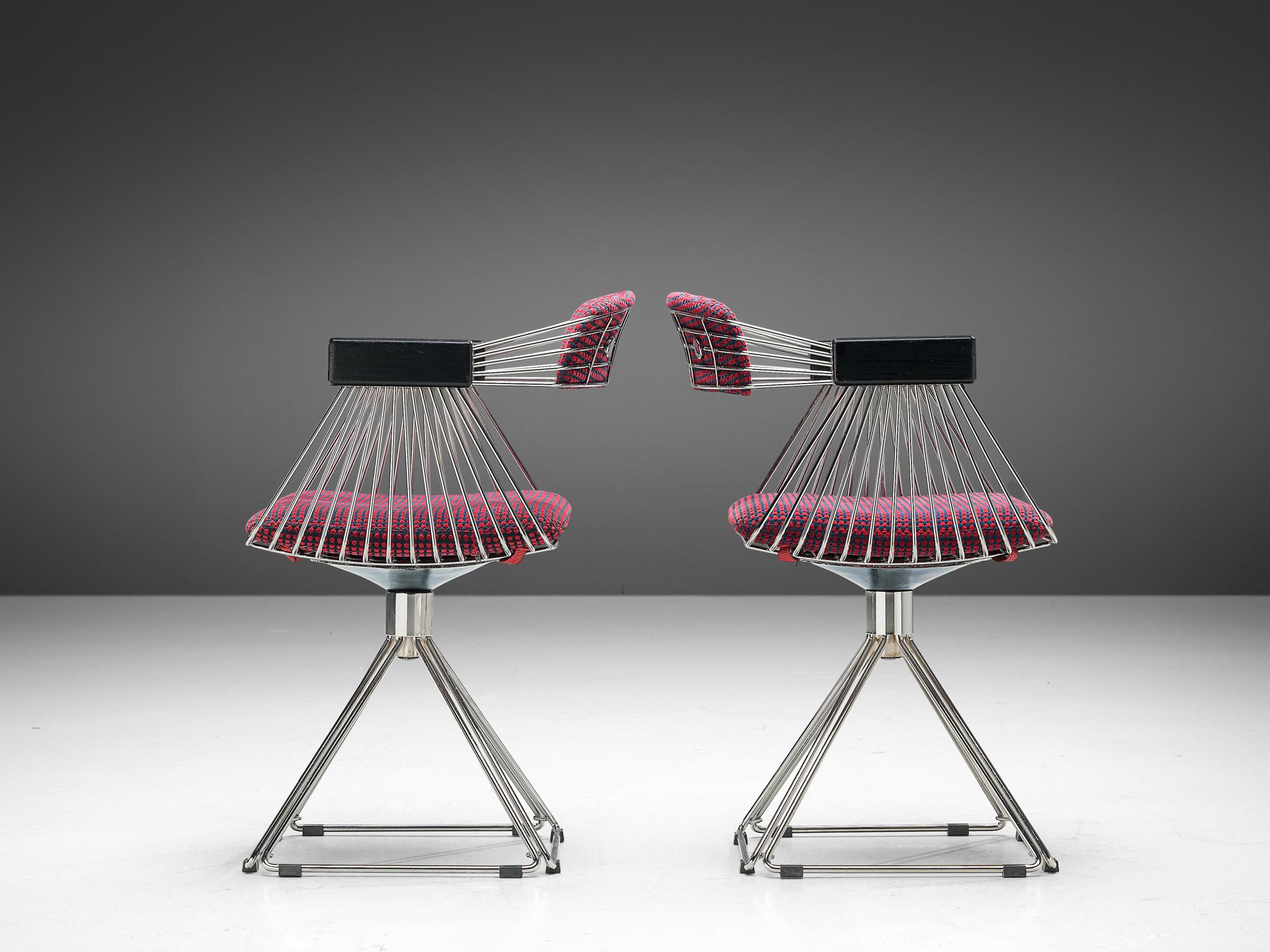 Mid-Century moderno Set di quattro sedie 