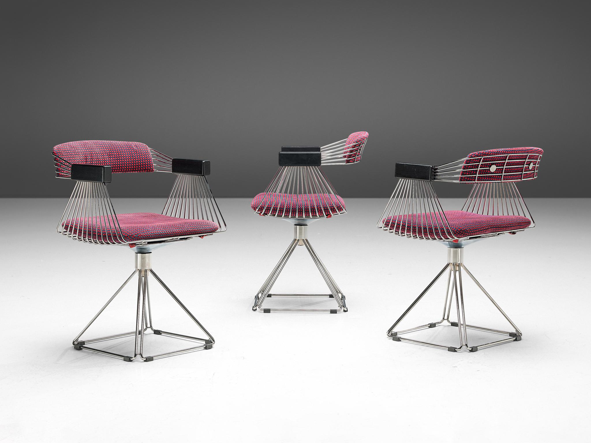 Fine XX secolo Set di quattro sedie 