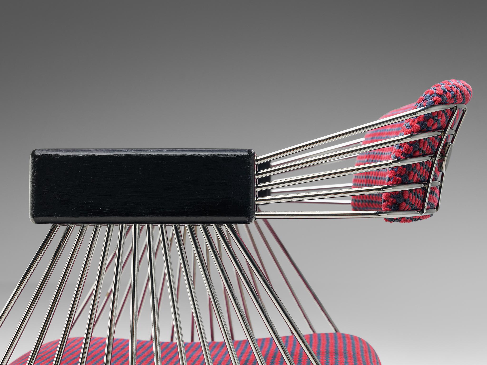 Rudi Verelst Six Chromed 'Delta' Chairs 2