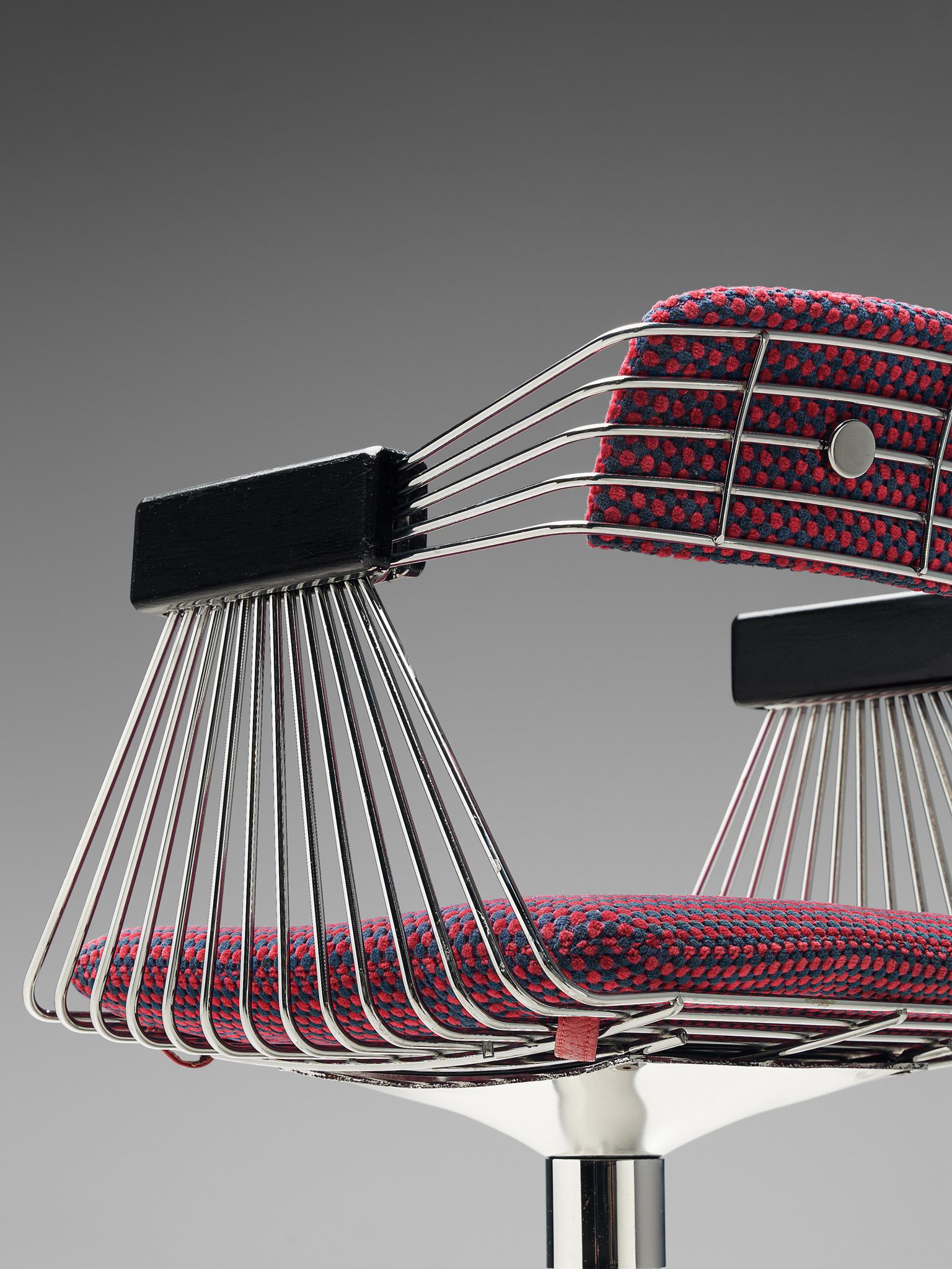 Rudi Verelst Twelve Chromed 'Delta' Chairs 2