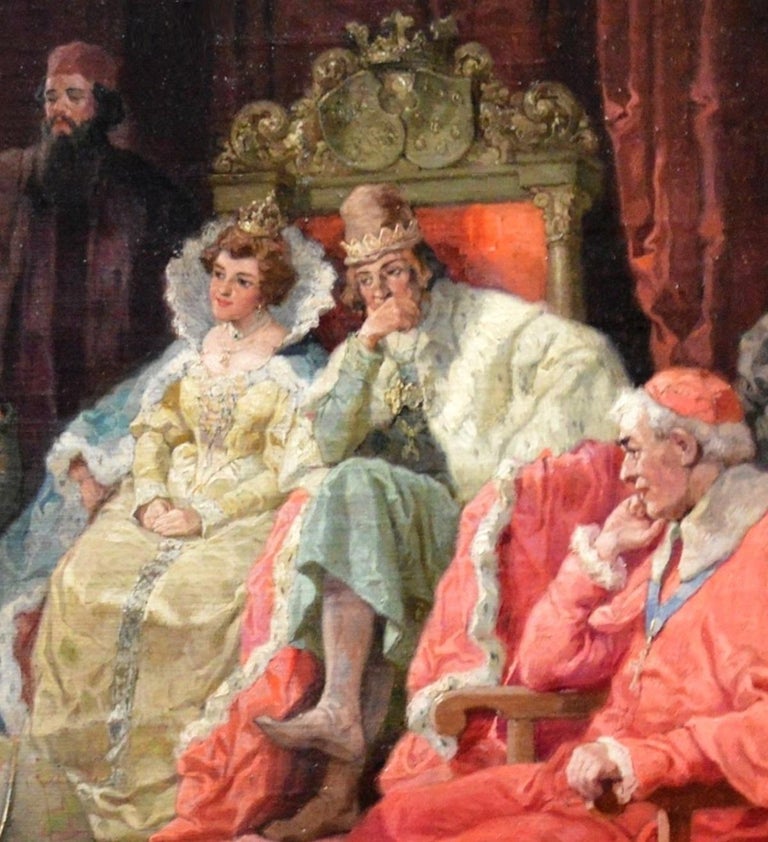Rudolf Alfred Hoger - Columbus before Ferdinand and Isabella 1492
