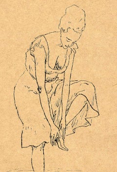 A Woman and her shoe