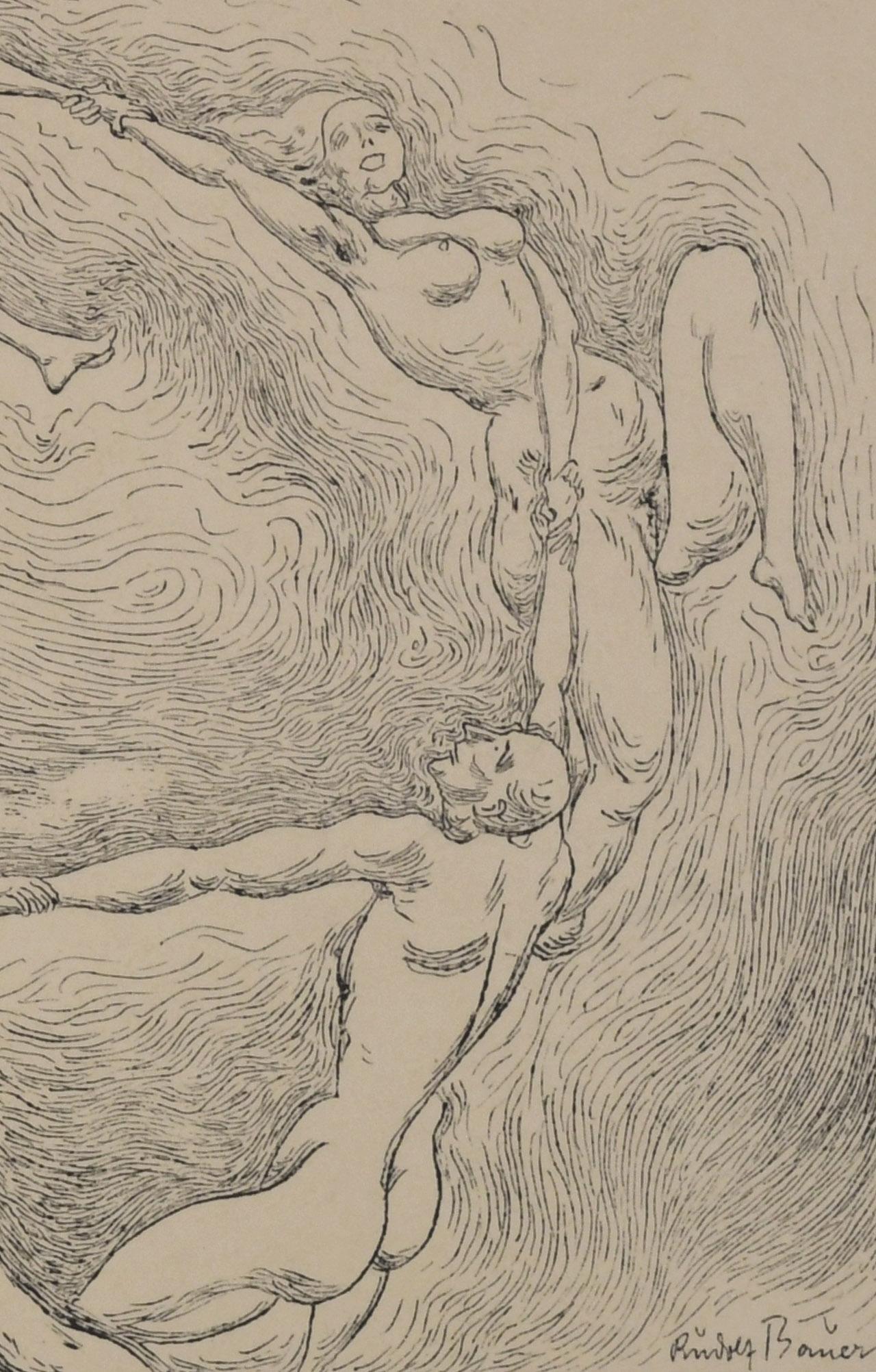 Kreis des Lebens (Expressionismus), Print, von Rudolf Bauer