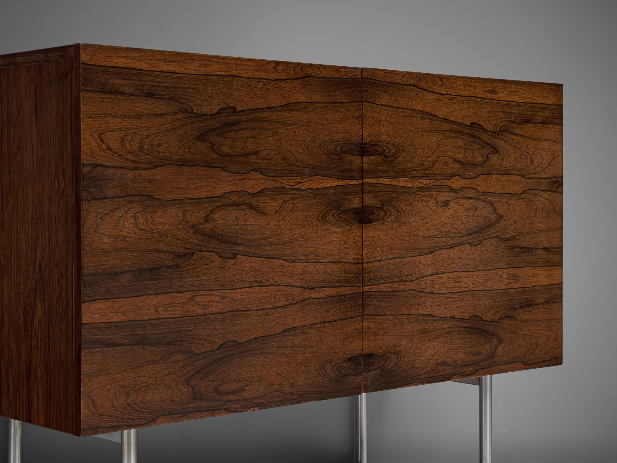 Metal Rudolf Bernd Glatzel Bar Cabinet for Fristho Holland, 1955