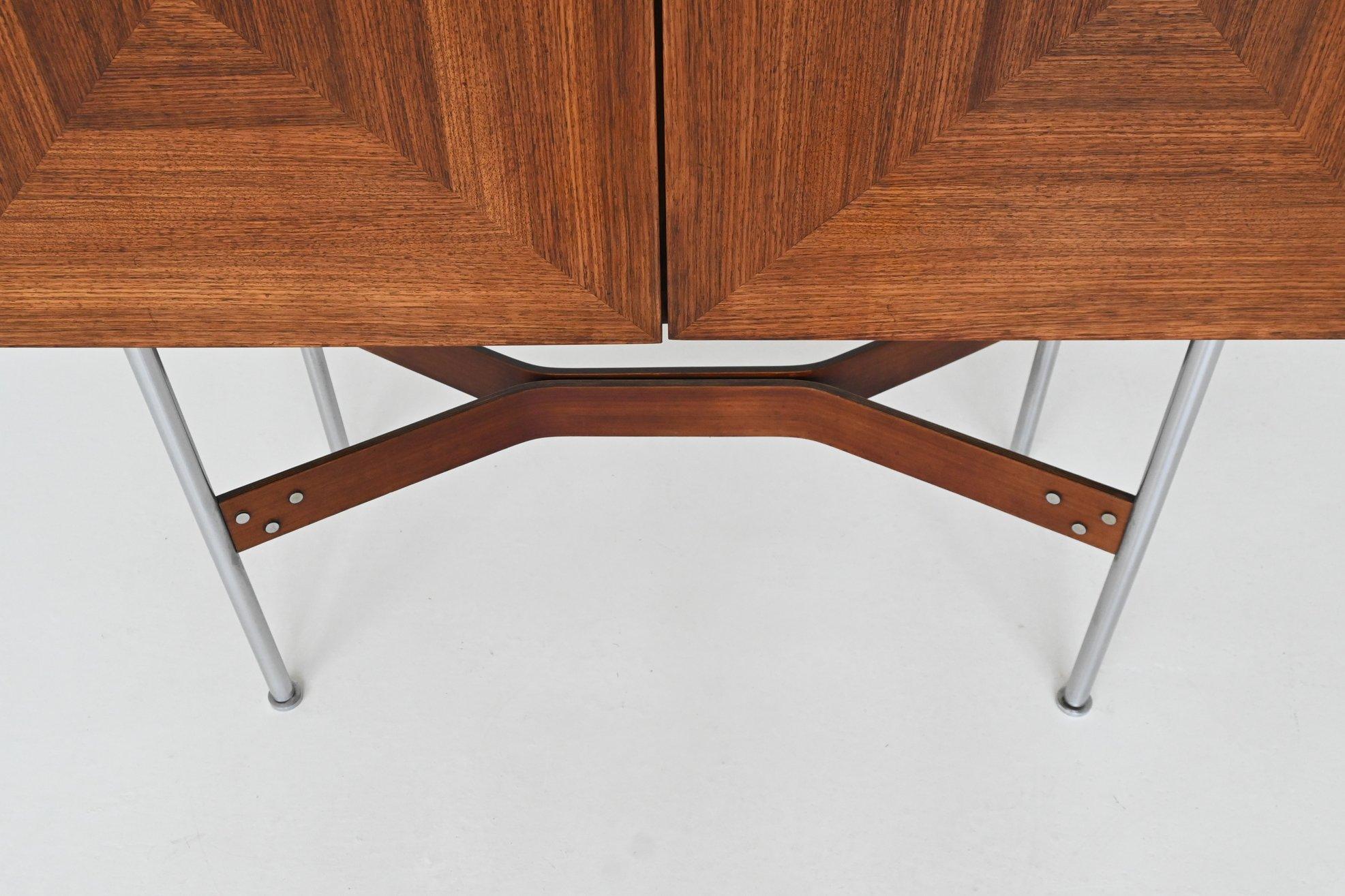 Rudolf Bernd Glatzel Barschrank aus Palisanderholz Fristho Niederlande 1956 im Angebot 3