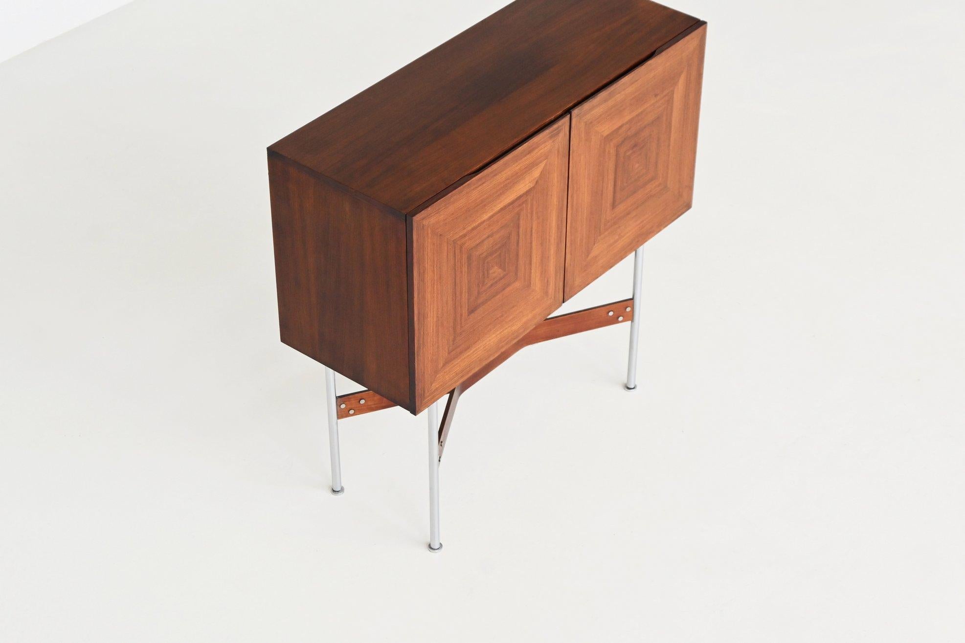 Rudolf Bernd Glatzel Barschrank aus Palisanderholz Fristho Niederlande 1956 im Angebot 9