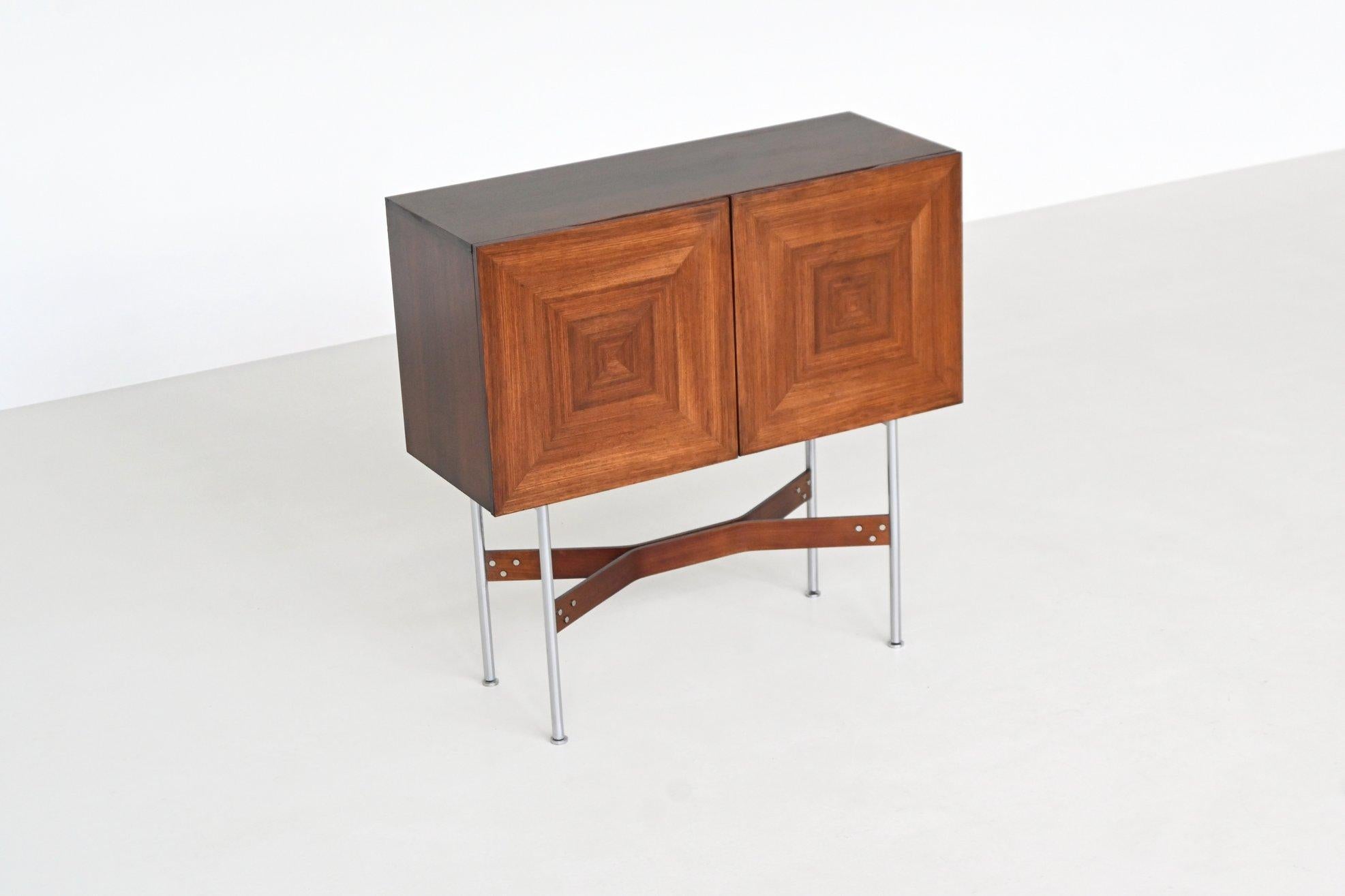 Rudolf Bernd Glatzel Barschrank aus Palisanderholz Fristho Niederlande 1956 im Angebot 10