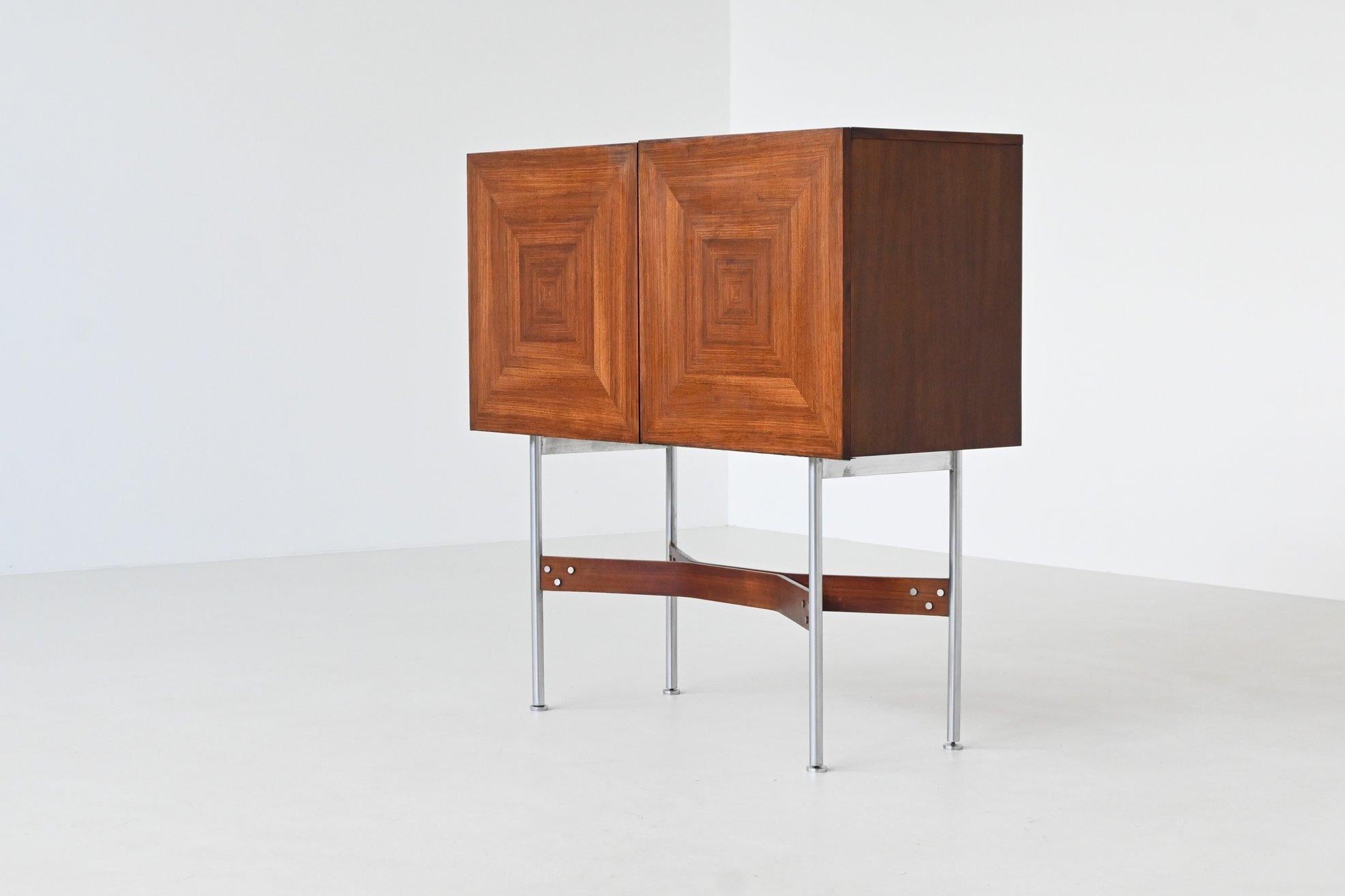 Rudolf Bernd Glatzel Barschrank aus Palisanderholz Fristho Niederlande 1956 (Niederländisch) im Angebot