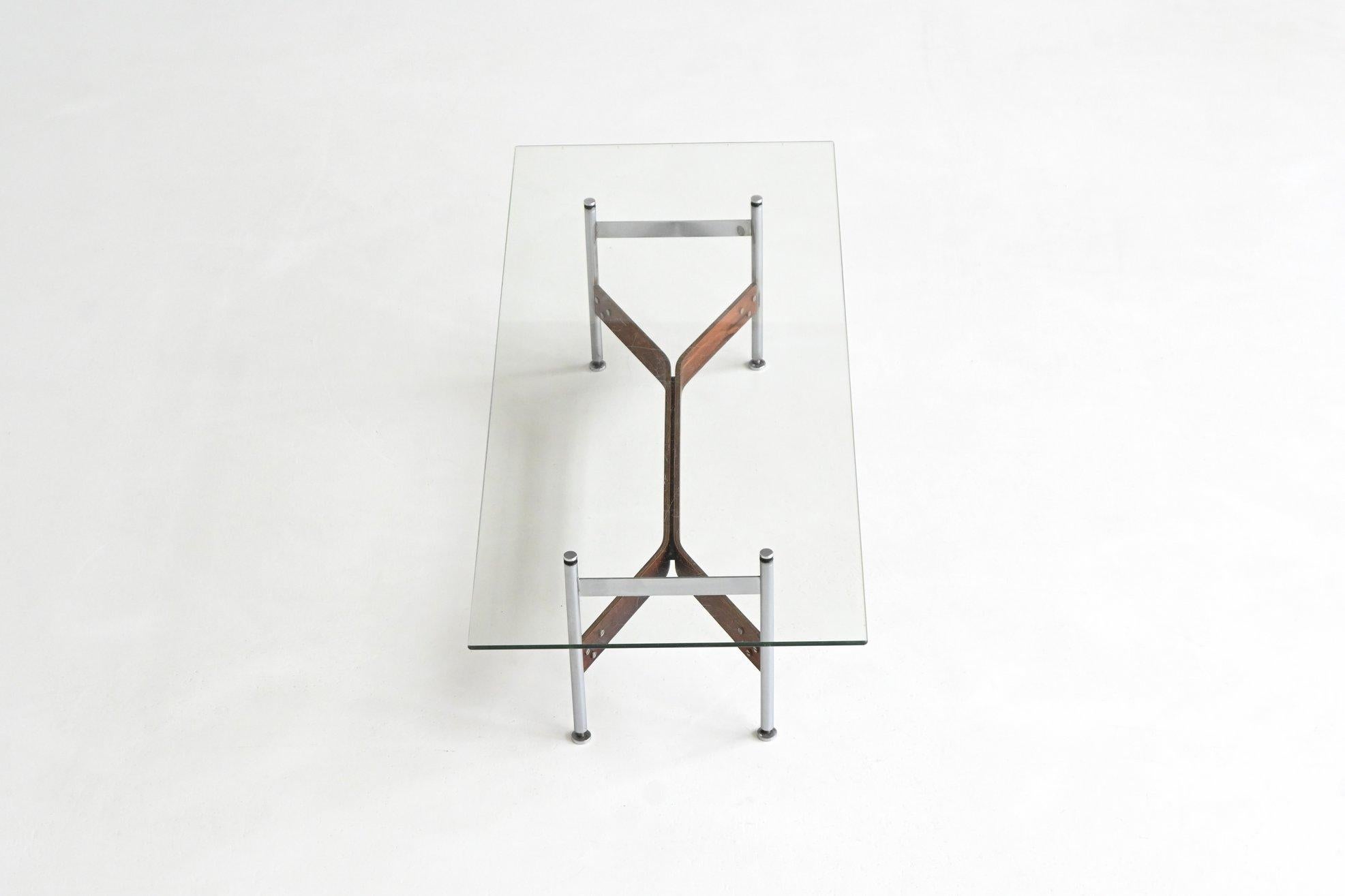 Rudolf Bernd Glatzel coffee table in rosewood Fristho The Netherlands 1962 For Sale 6