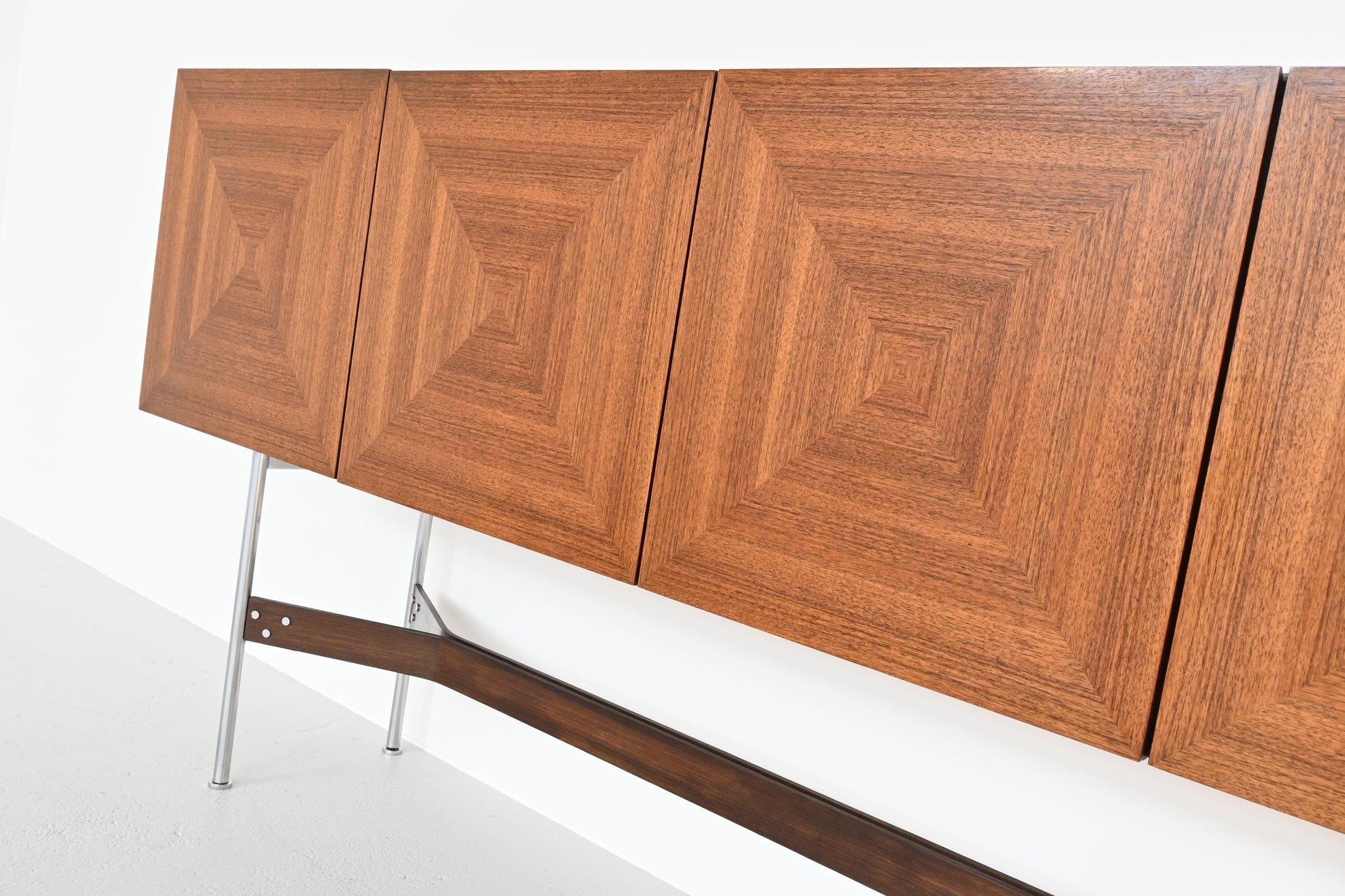 Rudolf Bernd Glatzel GLR-230 Rosewood Sideboard Fristho Netherlands 1962 In Good Condition In Etten-Leur, NL