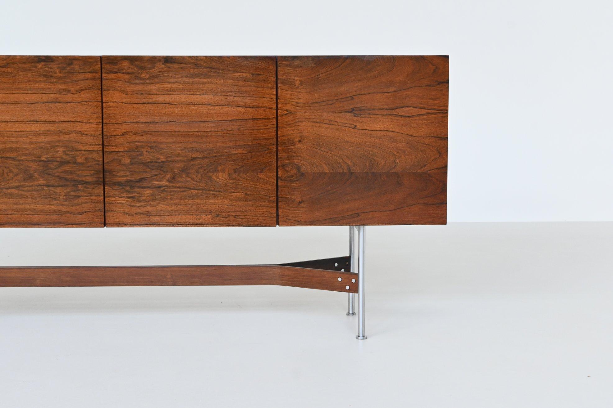 Rudolf Bernd Glatzel GLR-230 sideboard in rosewood Fristho Netherlands 1962 3