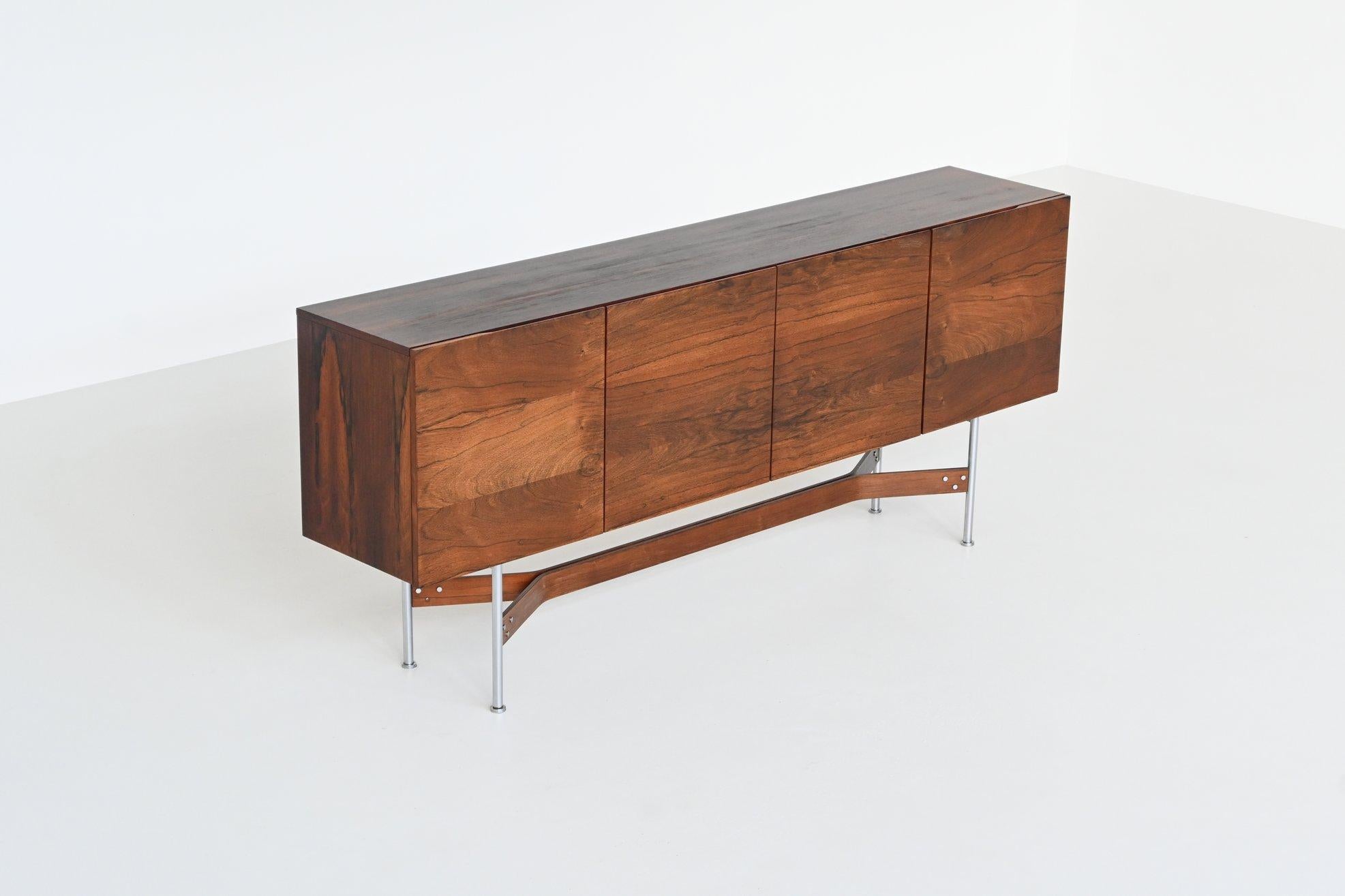 Rudolf Bernd Glatzel GLR-230 sideboard in rosewood Fristho Netherlands 1962 9