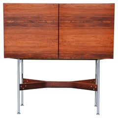 Rudolf Bernd Glatzel rosewood bar cabinet Fristho The Netherlands 1956