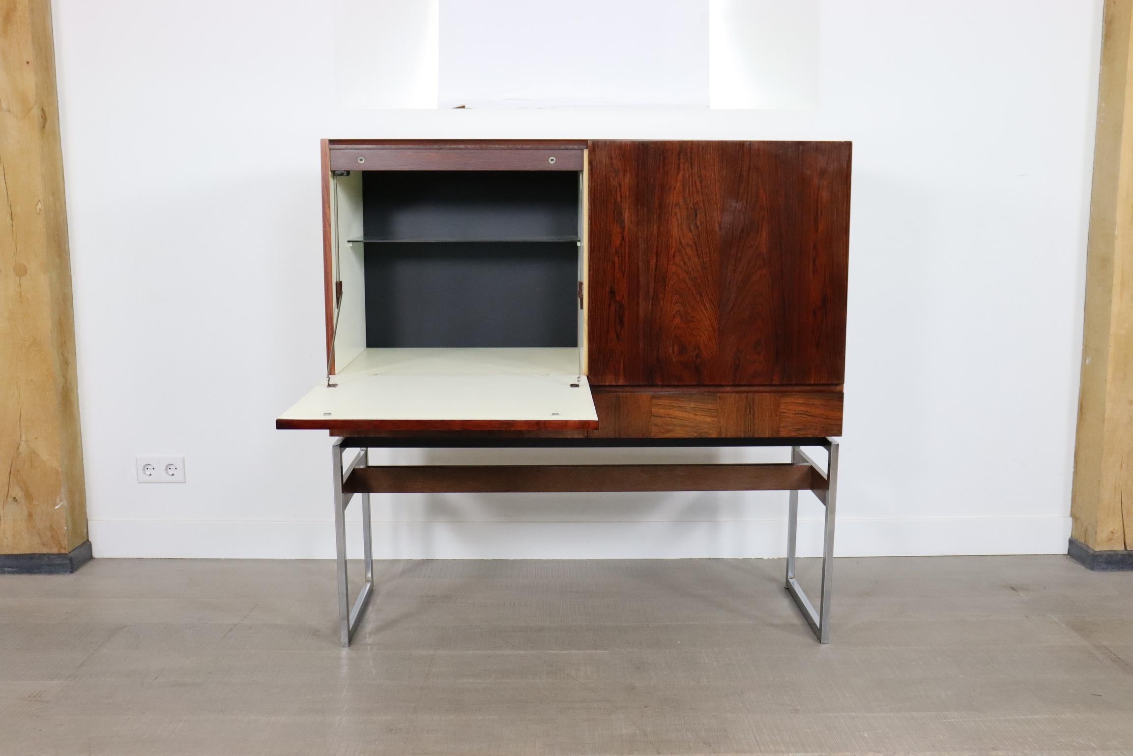 Rudolf Bernd Glatzel Rosewood Highboard Cabinet for Fristho For Sale 1