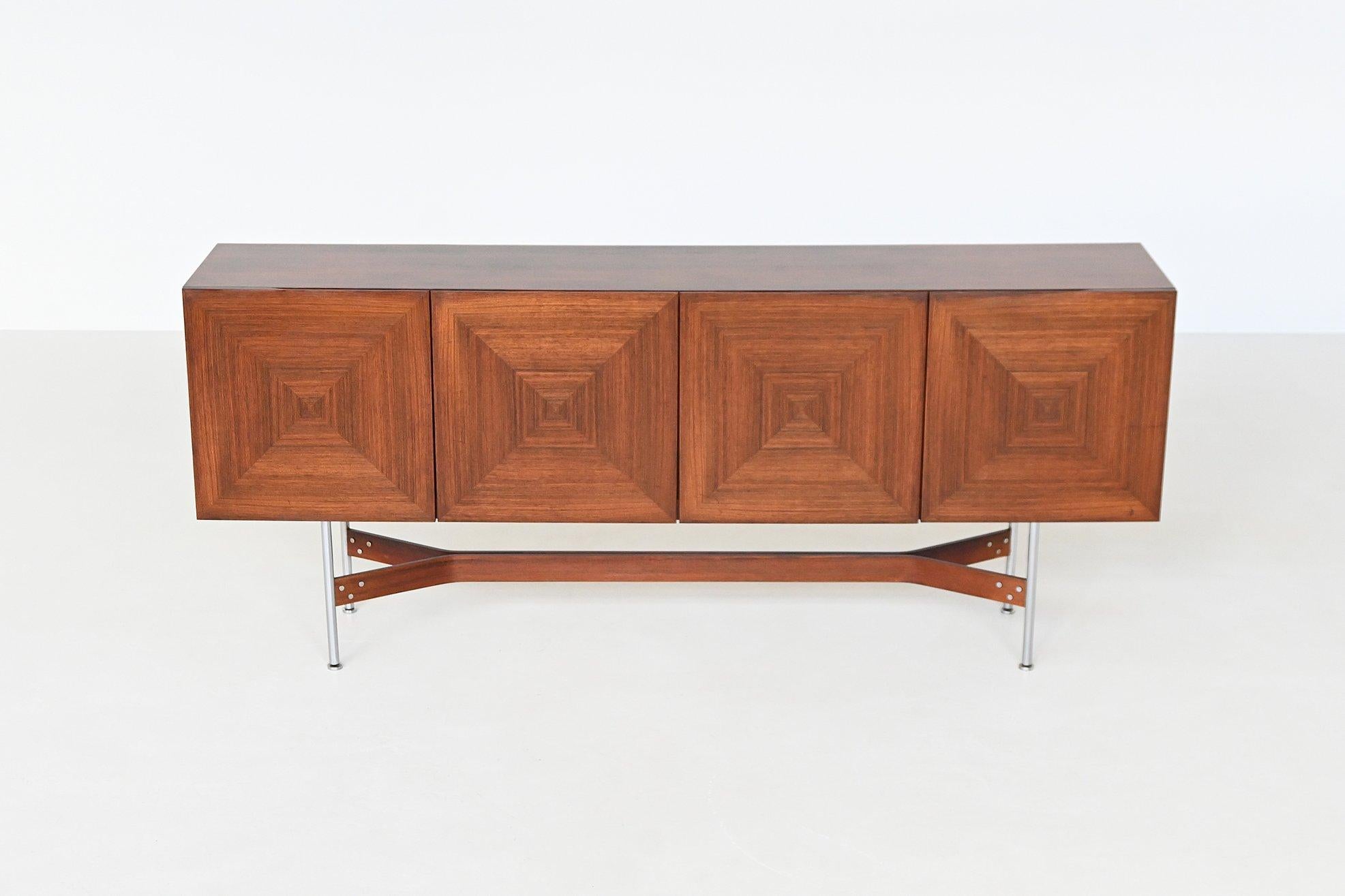 Rudolf Bernd Glatzel sideboard GLR-230 in rosewood Fristho Netherlands 1962 For Sale 8