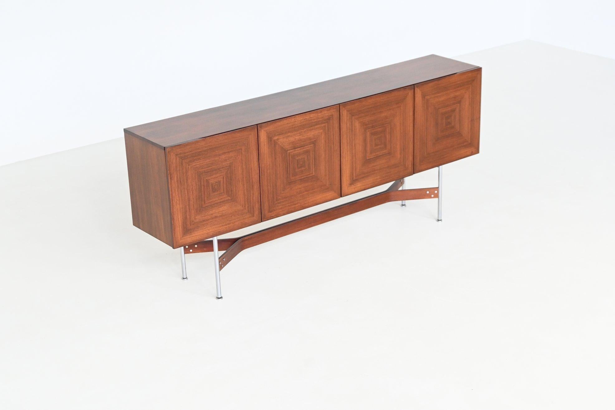 Rudolf Bernd Glatzel sideboard GLR-230 in rosewood Fristho Netherlands 1962 For Sale 9