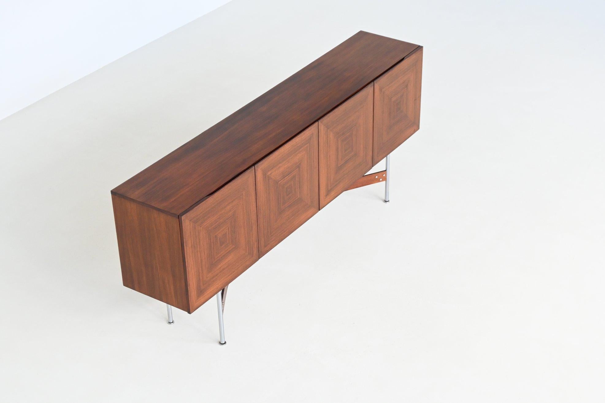 Rudolf Bernd Glatzel sideboard GLR-230 in rosewood Fristho Netherlands 1962 For Sale 10