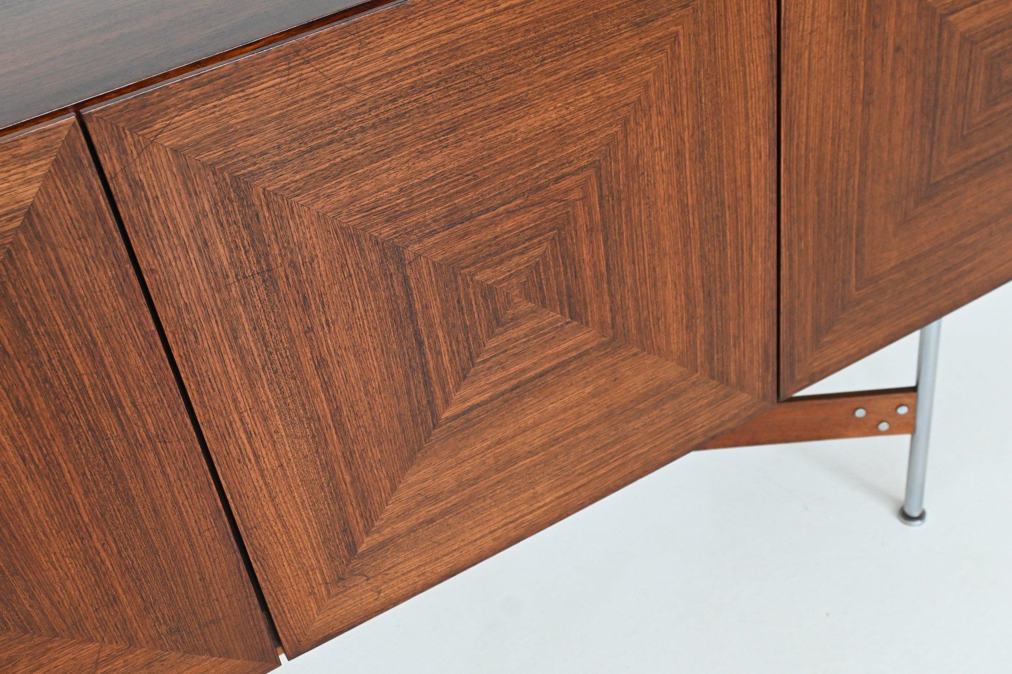 Rudolf Bernd Glatzel sideboard GLR-230 in rosewood Fristho Netherlands 1962 For Sale 2