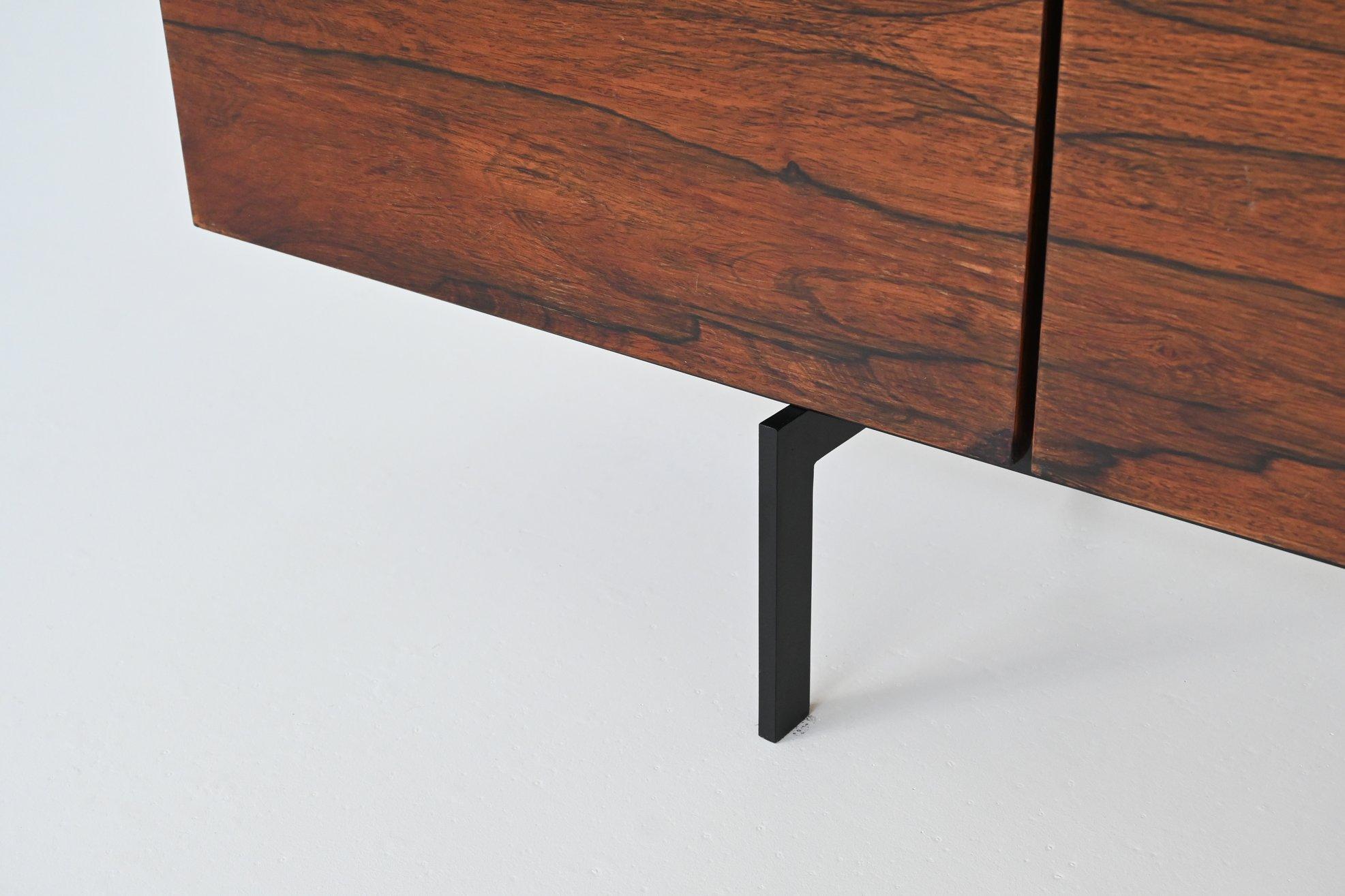 Rudolf Bernd Glatzel sideboard in rosewood Fristho Franeker The Netherlands 1960 3