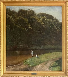 School Boys Fishing at Herlufsholm