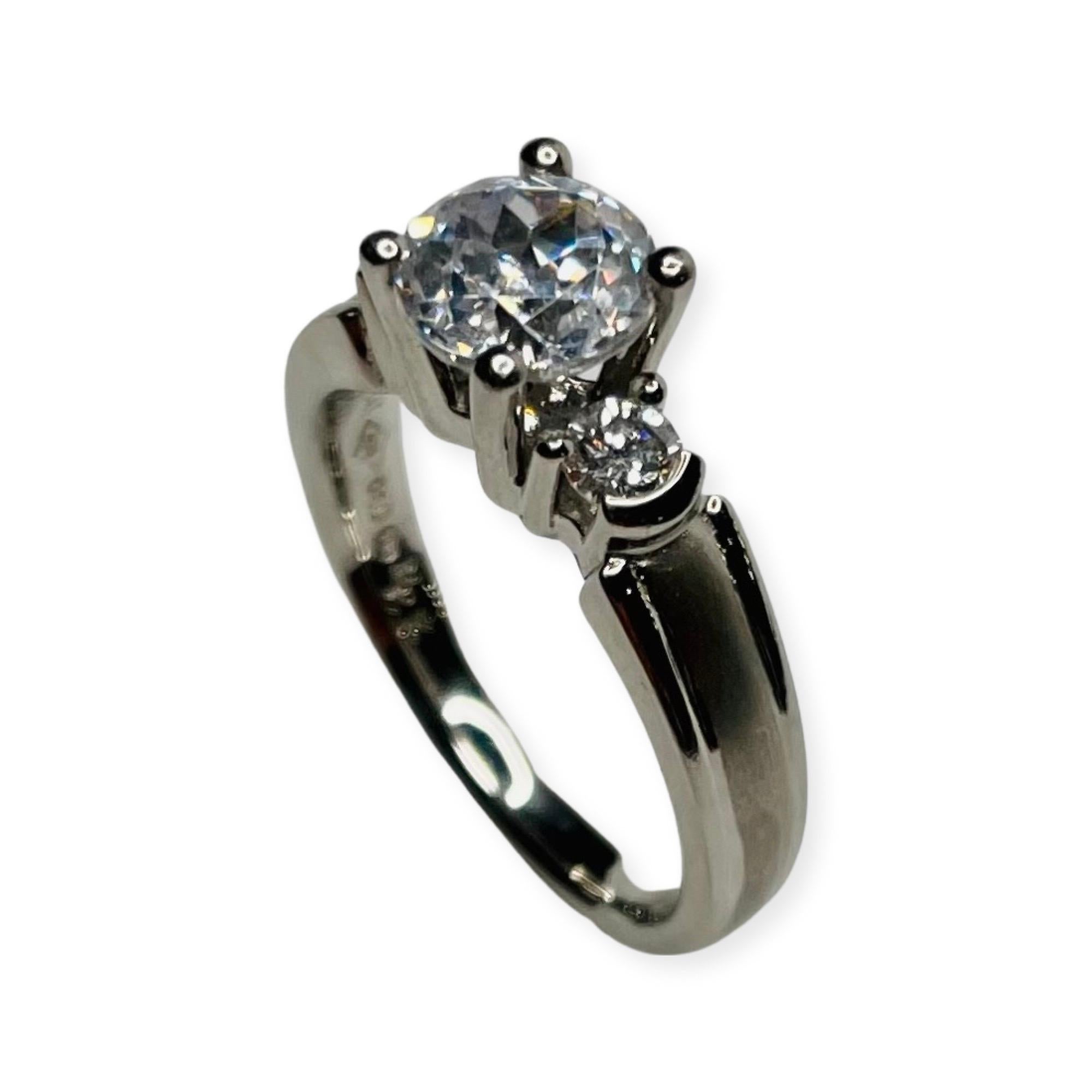 Rudolf Erdel Verlobungsringe aus Platin und Diamanten (Zeitgenössisch) im Angebot