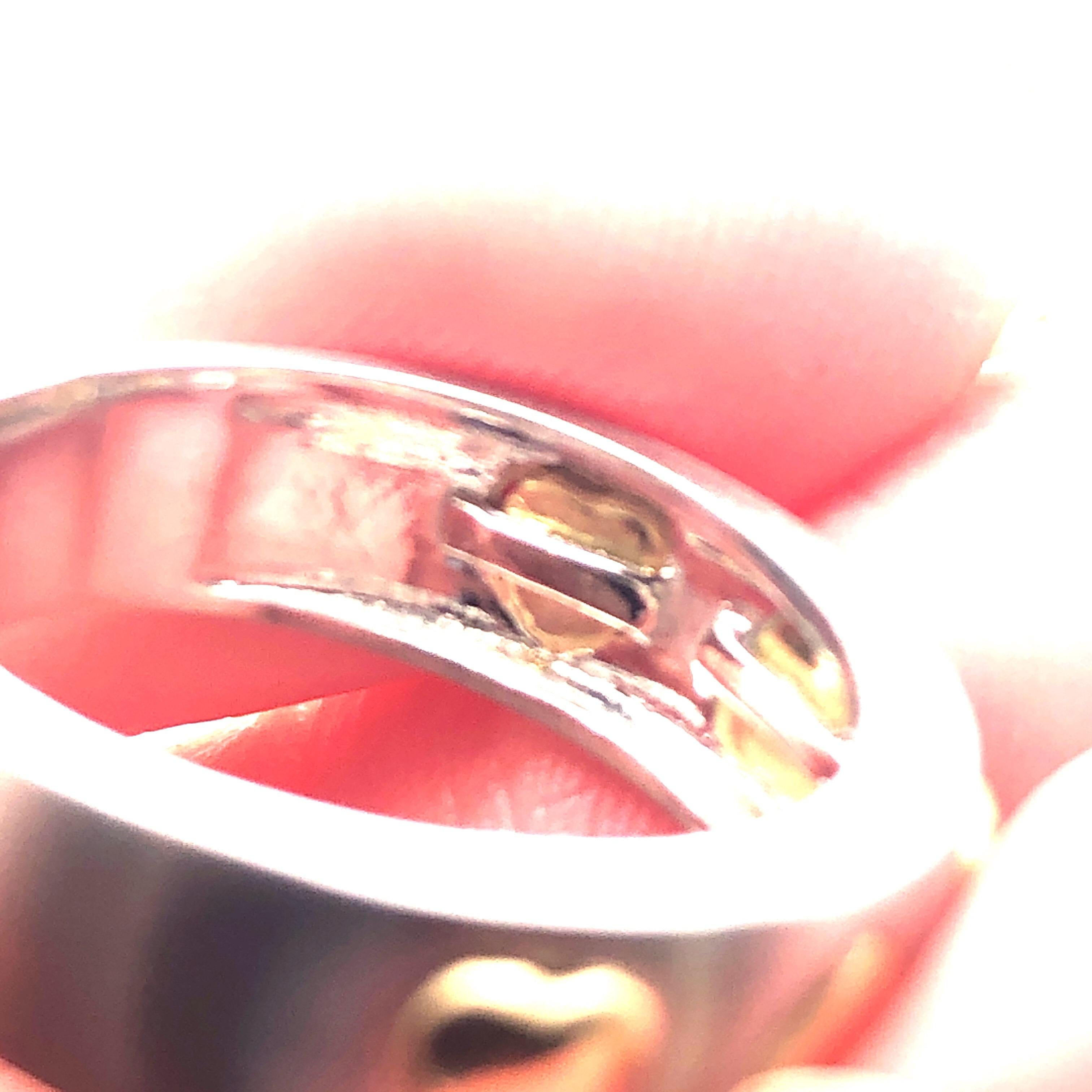 Rudolf Erdel Platinum Yellow Gold Ring and Bangle Bracelet 3