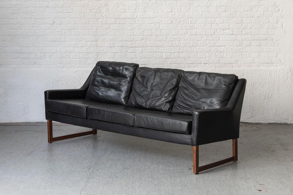 Mid-Century Modern Rudolf Glatzel for Kill International, 3-seater sofa, German design, 1960s.
