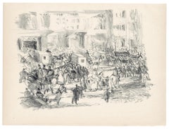 "Begrabnis" litografía original