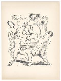 "Boxer" litografia originale