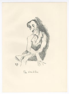"Der Kritiker" litografía original