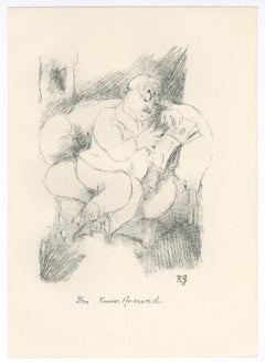 "Der Kunstfreund" lithographie originale