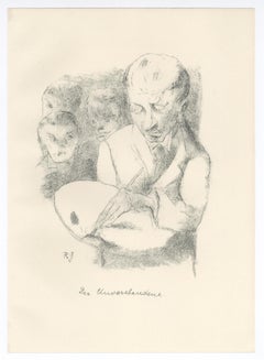 "Der Unverstandene" original lithograph