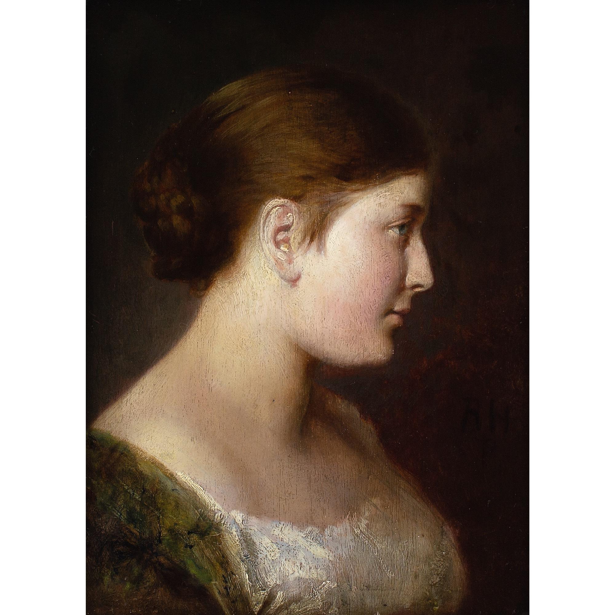 Rudolf Hausleithner, Ritratto di donna di profilo 1