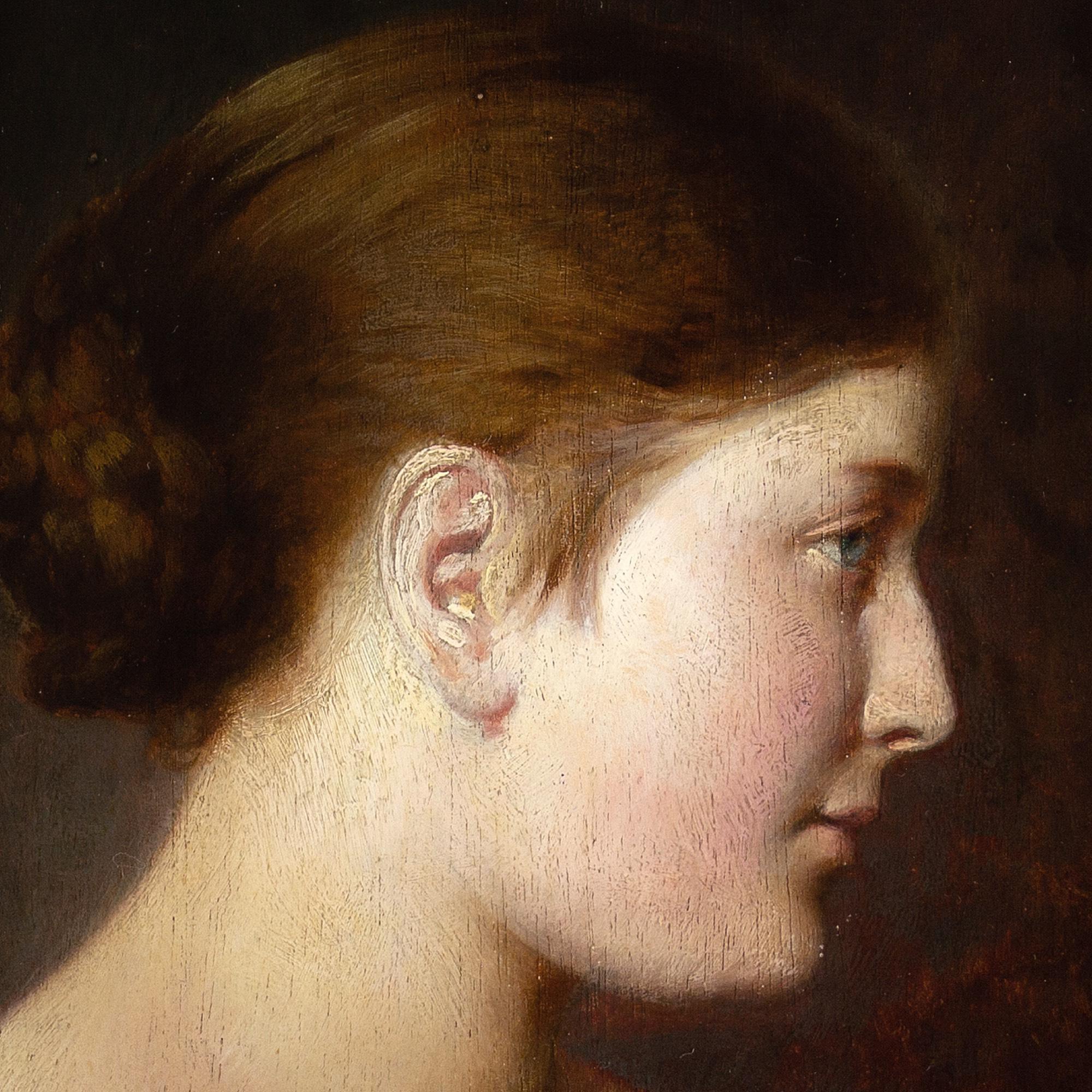Rudolf Hausleithner, Ritratto di donna di profilo 6