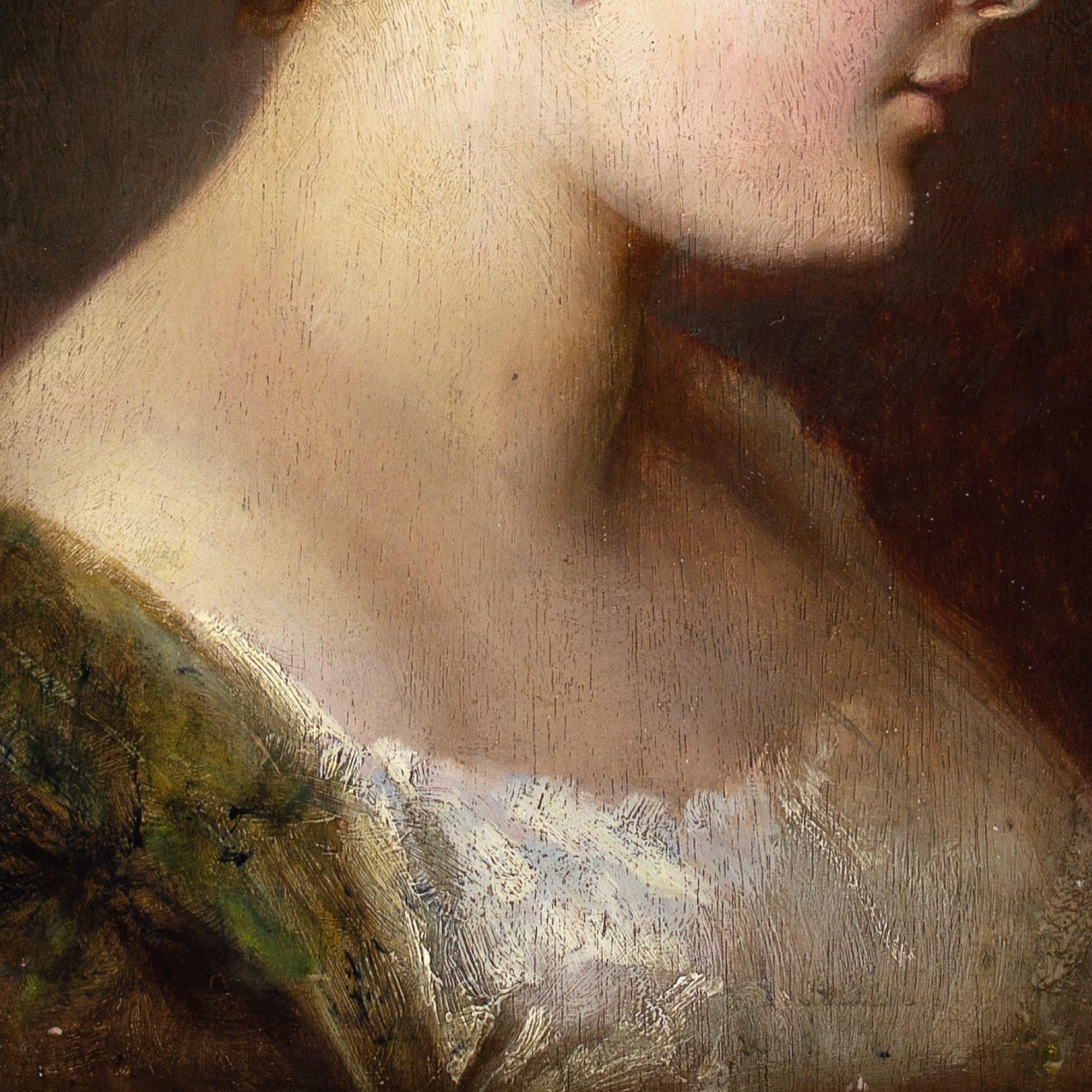 Rudolf Hausleithner, Ritratto di donna di profilo 7