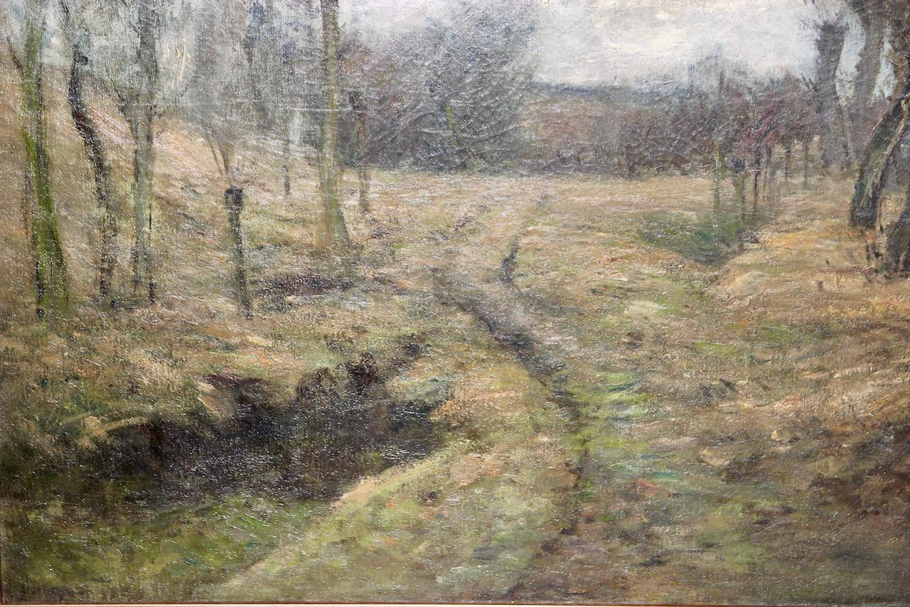Rudolf Höckner, Forest Landscape. Hamburg, Wedel, Germany. Oil on canvas. For Sale 3